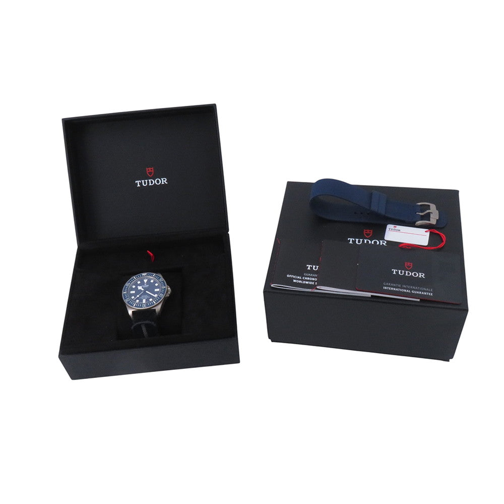 TUDOR Pelagos FXD W42mm TI Fabric Navy Blue Dial25707B/23