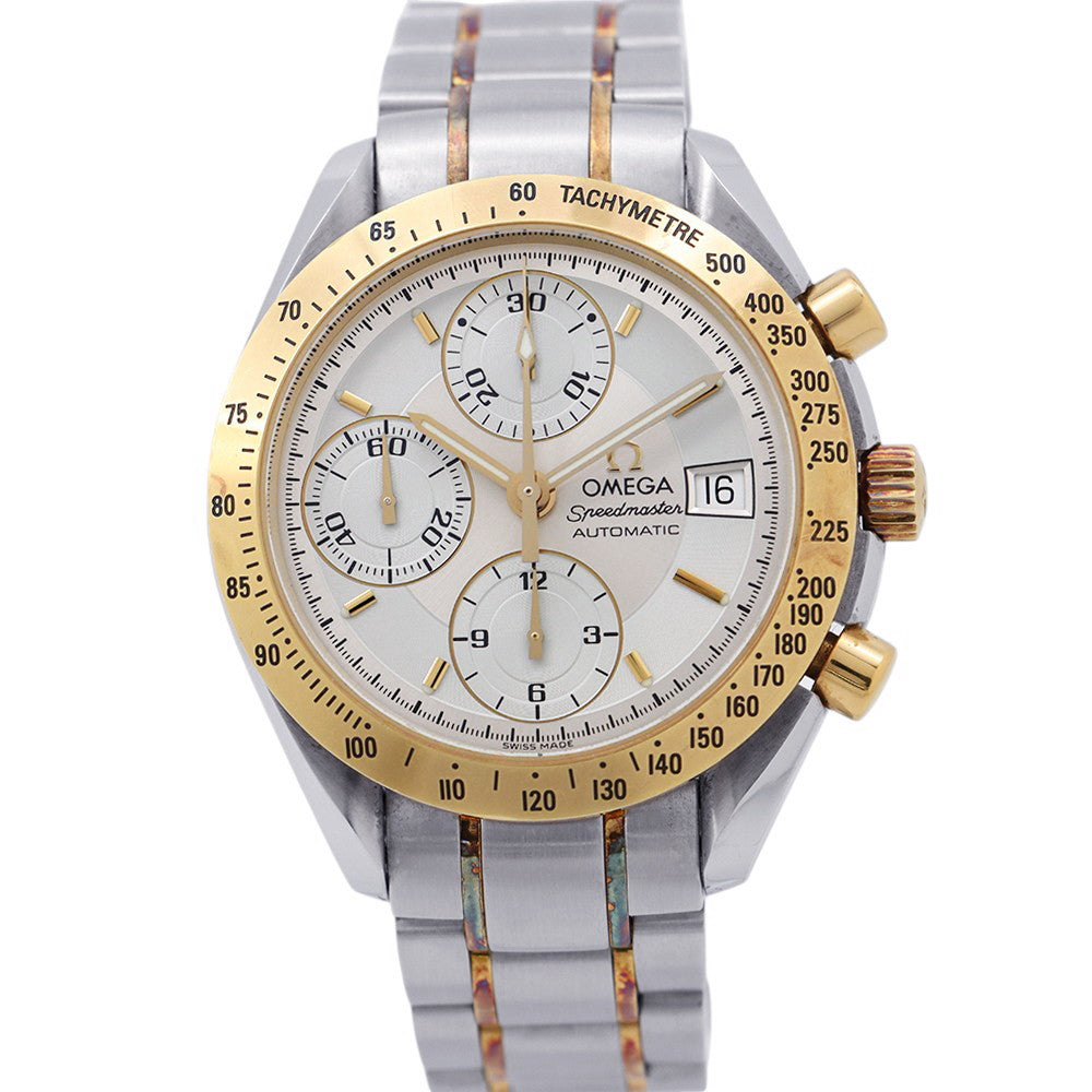 OMEGA Speedmaster Date W39mm Stainless Steel K18YG Silver Dial3313.33