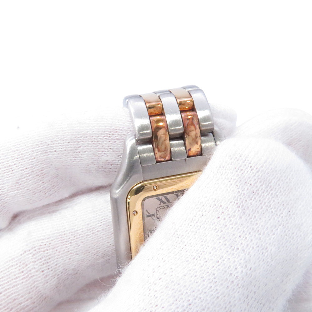 CARTIER PANTHERE SM 2 Row H30mm×W22mm Stainless Steel K18YG Ivory DialW25029B6