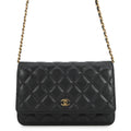 CHANEL Matelasse Classic Chain Wallet BlackAP0250 Caviar Leather