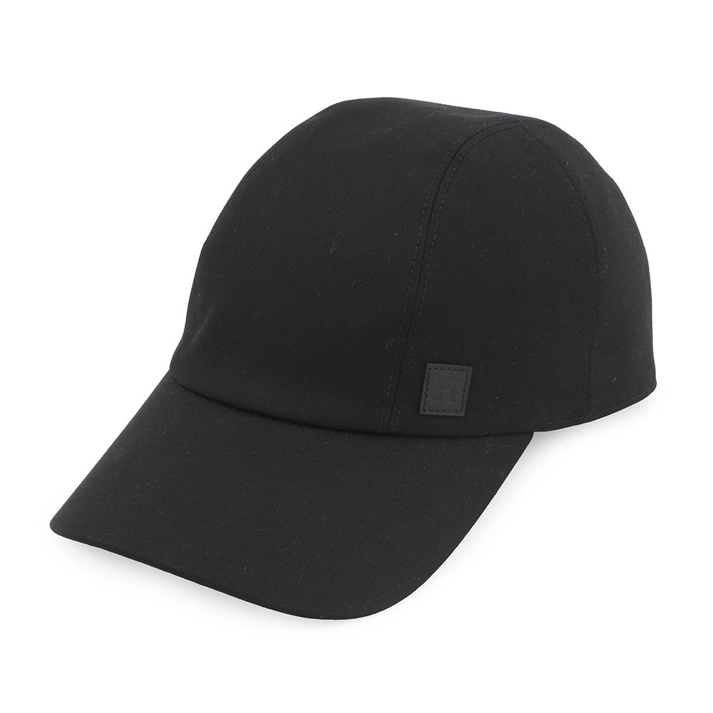 HERMES Cap Miles Size 58 Black Cotton97% Polyurethane3%