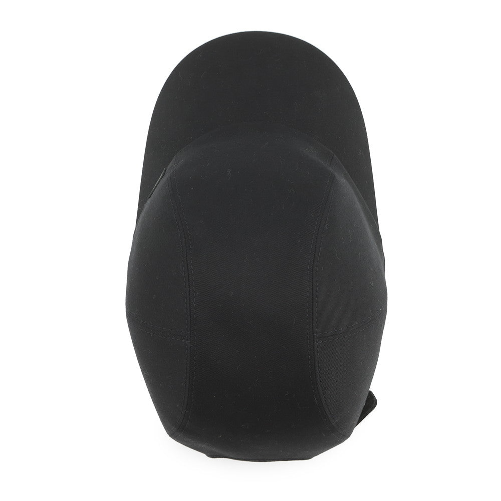 HERMES Cap Miles Size 58 Black Cotton97% Polyurethane3%