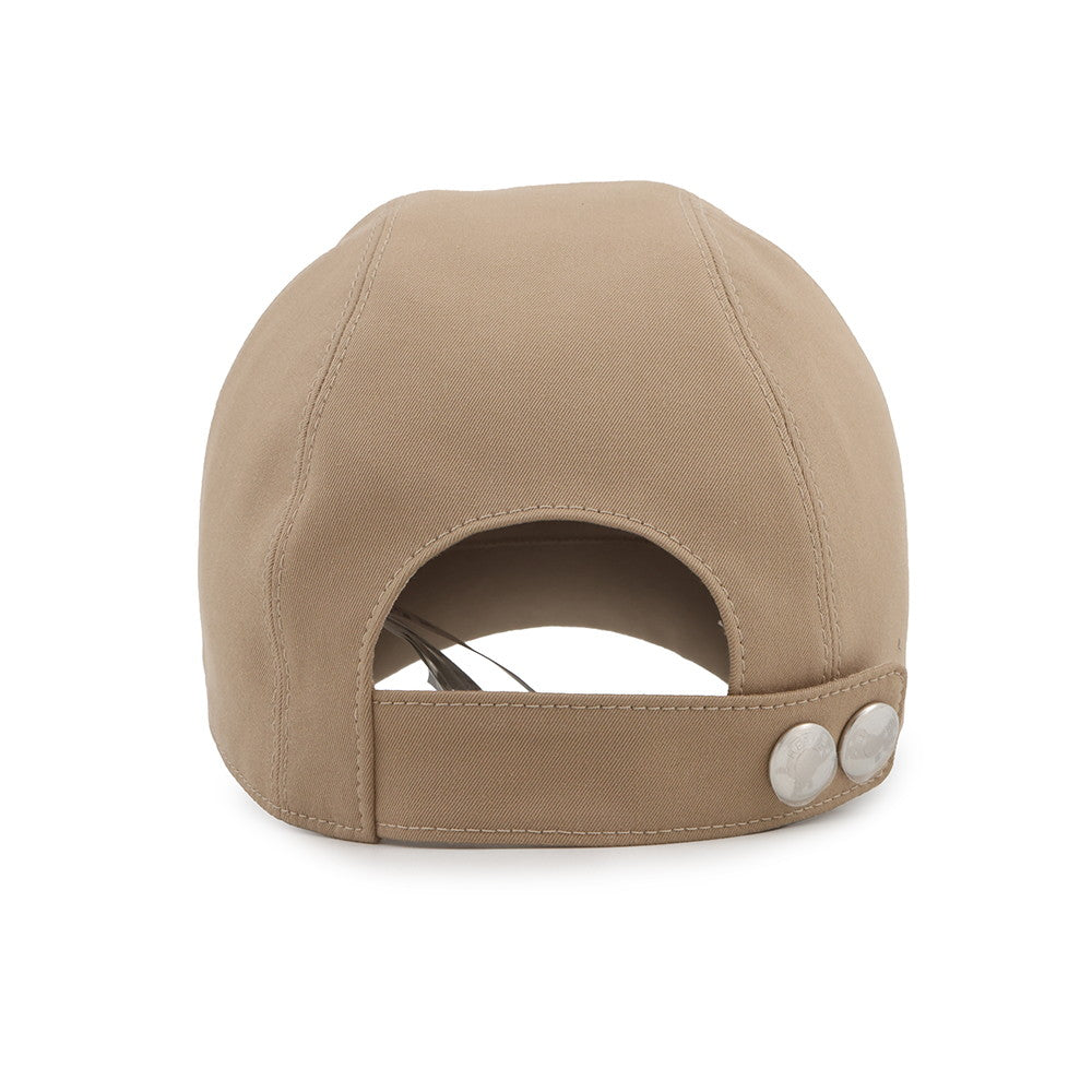 HERMES Cap Miles Size 58 Kraft Cotton97% Polyurethane3%