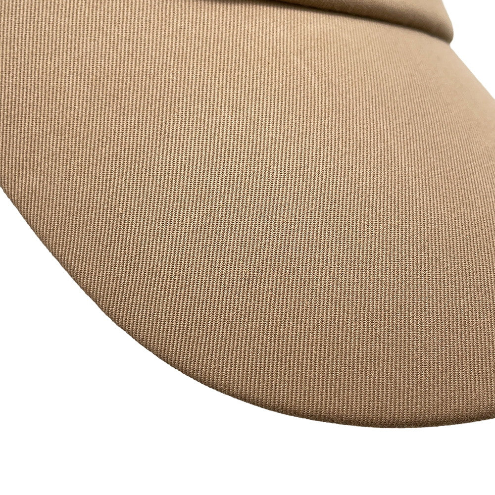HERMES Cap Miles Size 58 Kraft Cotton97% Polyurethane3%