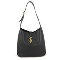 SAINT LAURENT PARIS LE 5 A 7 Shoulder Bag Black713938AAAUQ1000 Calf Leather Size Small