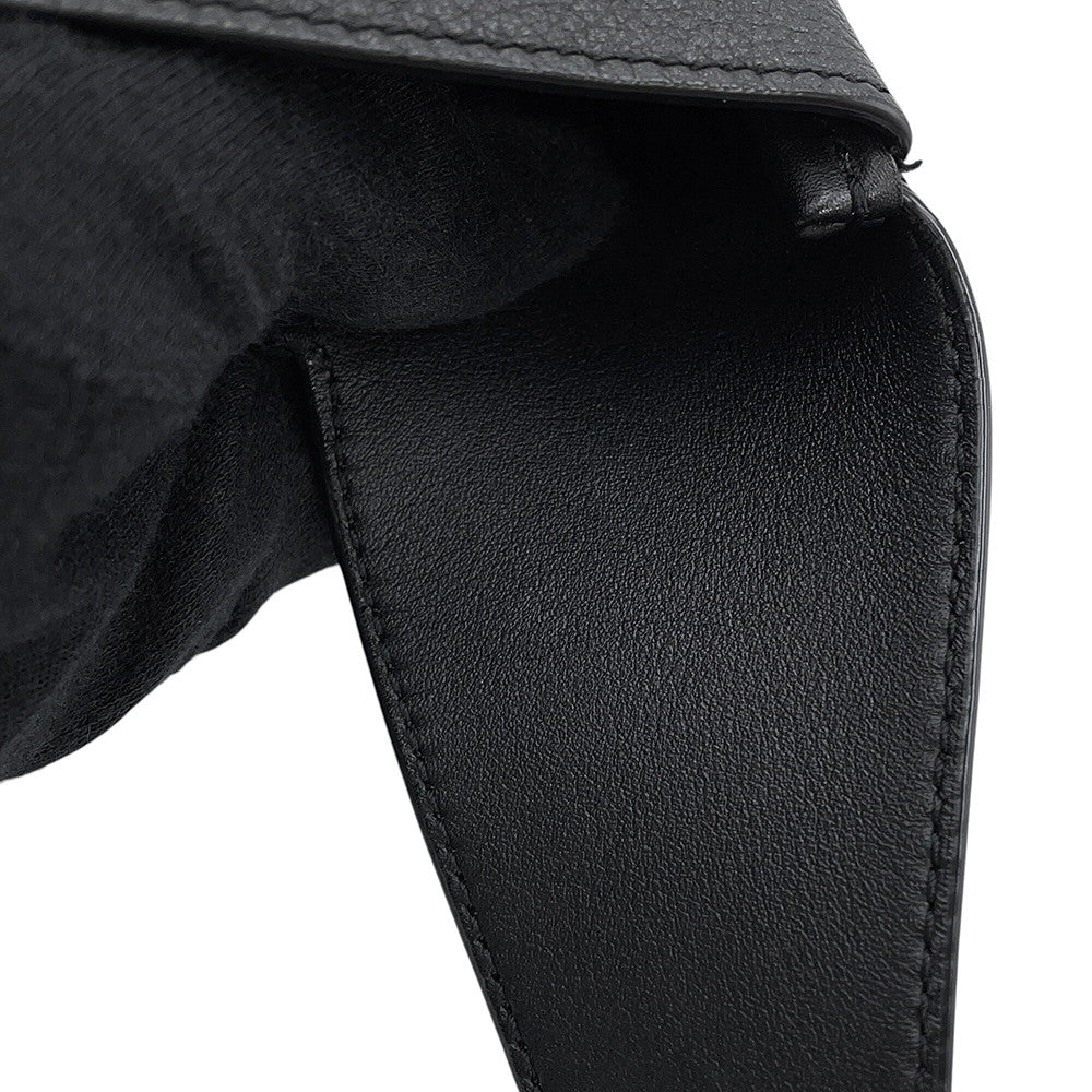 SAINT LAURENT PARIS LE 5 A 7 Shoulder Bag Black713938AAAUQ1000 Calf Leather Size Small