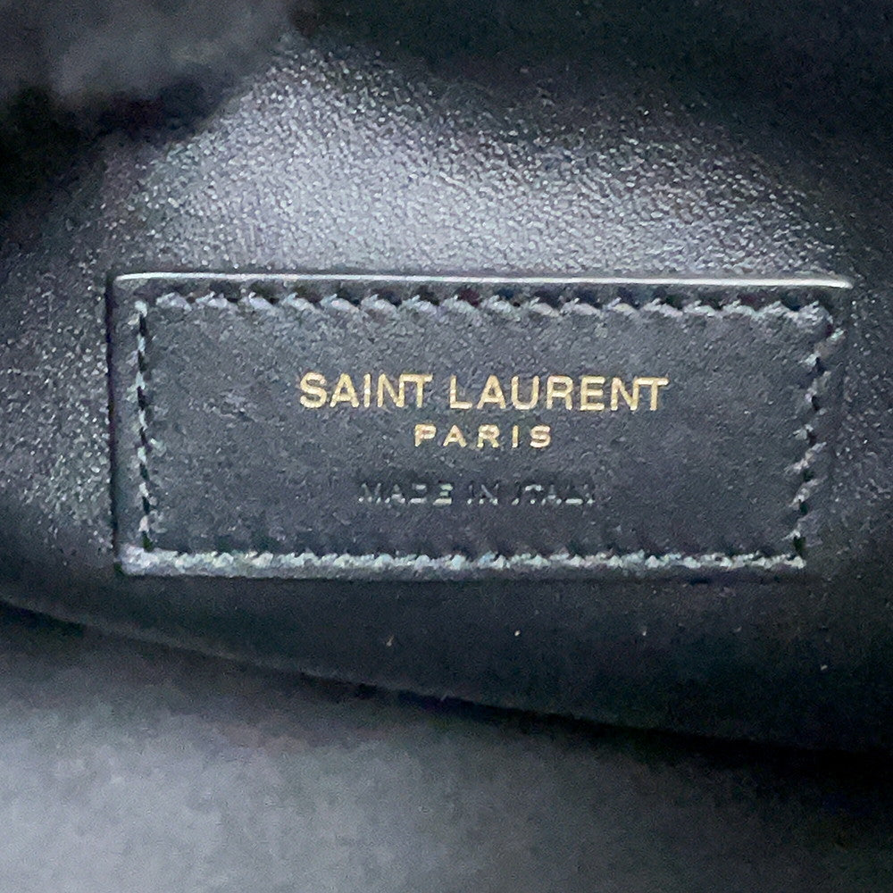 SAINT LAURENT PARIS LE 5 A 7 Shoulder Bag Black713938AAAUQ1000 Calf Leather Size Small