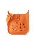 HERMES Evelyne 3 Orange Taurillon Clemence Size 23