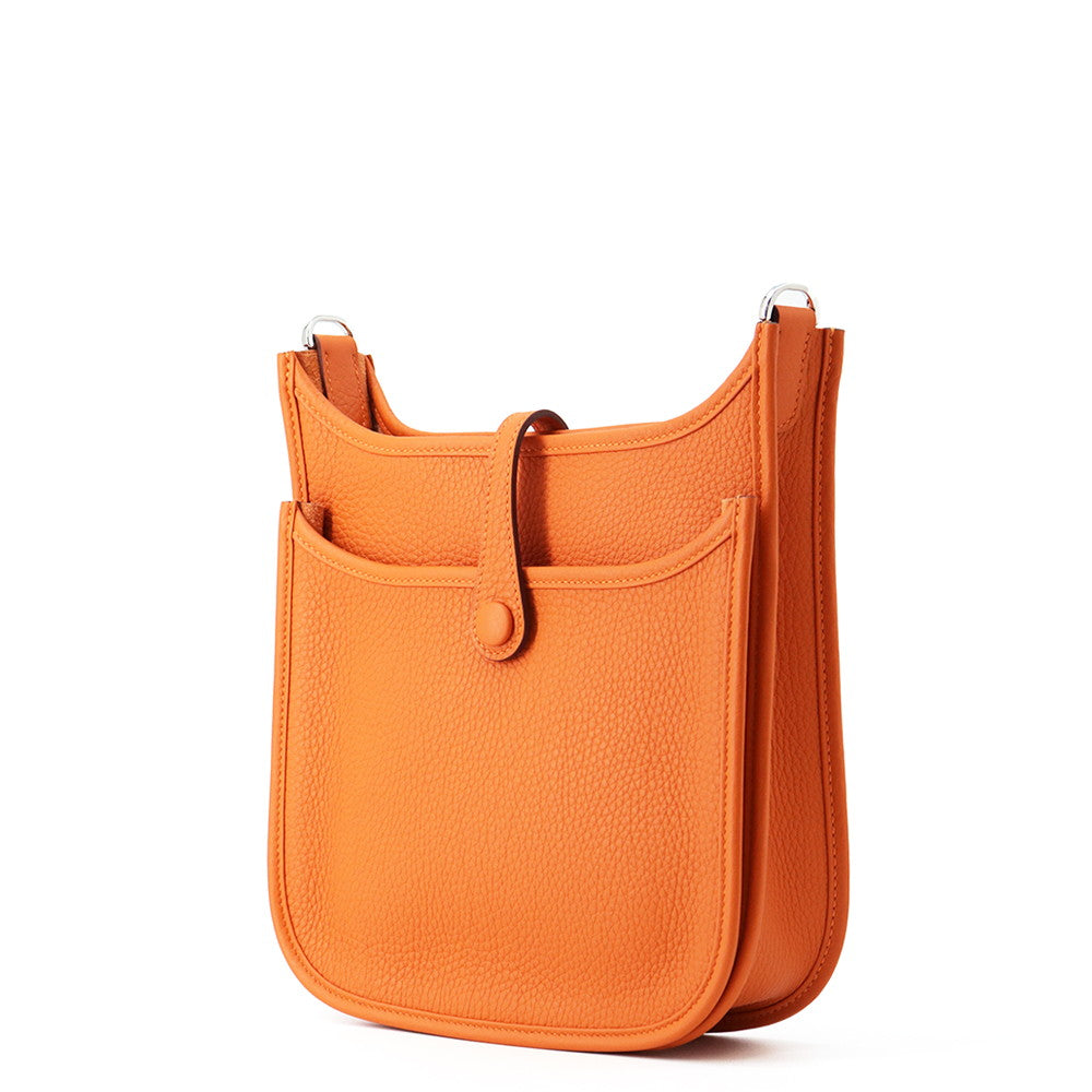 HERMES Evelyne 3 Orange Taurillon Clemence Size 23