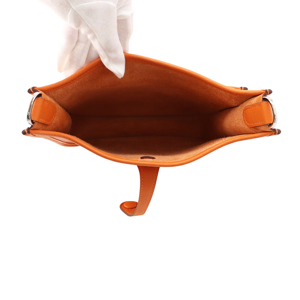 HERMES Evelyne 3 Orange Taurillon Clemence Size 23