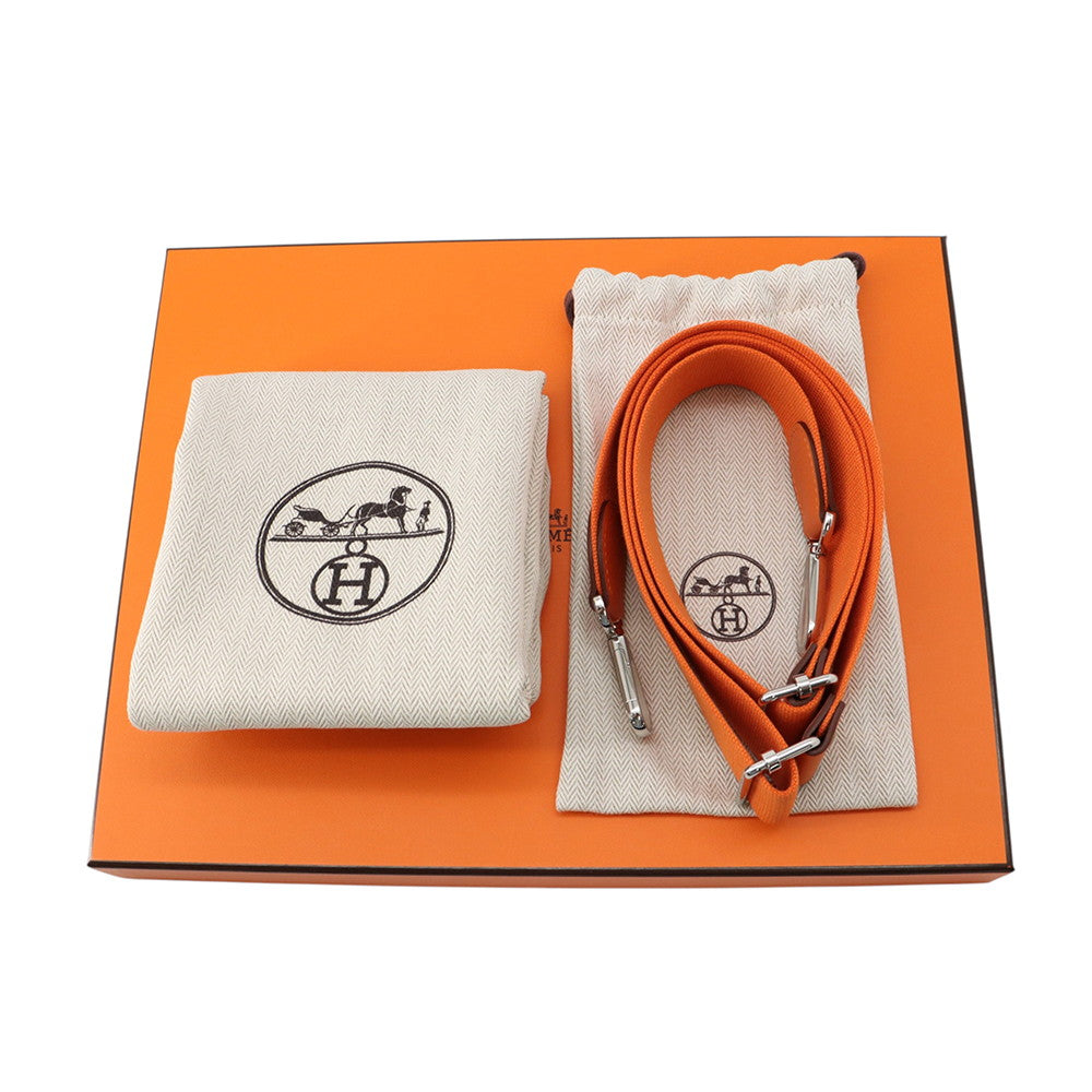 HERMES Evelyne 3 Orange Taurillon Clemence Size 23