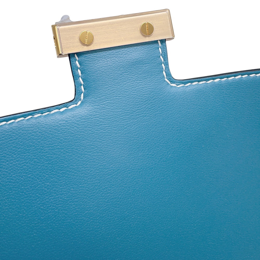 HERMES Constance3 Miroir New Blue Jean Epsom Size Mini