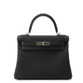 HERMES Kelly Retourne Black Togo Leather Size 28