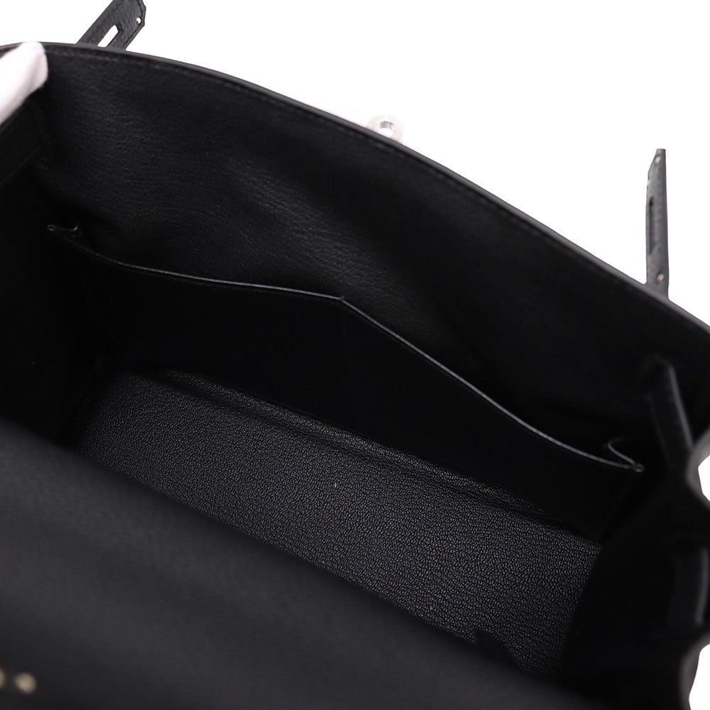 HERMES Kelly Retourne Black Togo Leather Size 28