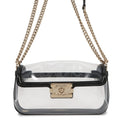 CHANEL Shoulder Transparent/BlackA67557 Plastics Size Mini