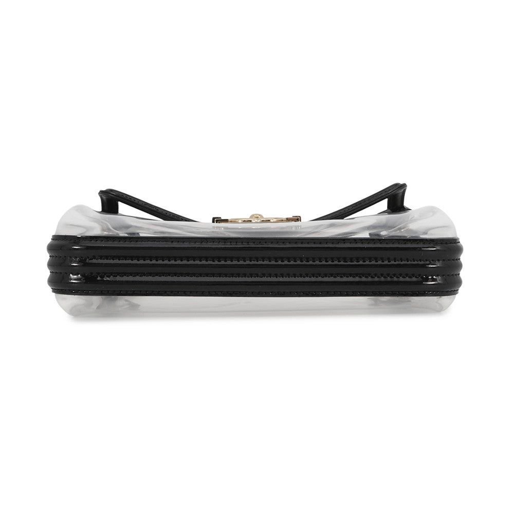CHANEL Shoulder Transparent/BlackA67557 Plastics Size Mini