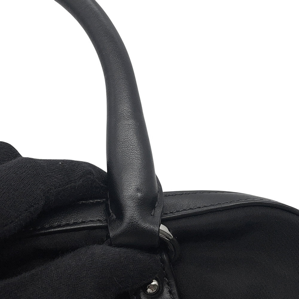 PRADA 2WAYHandbag Black1BB912 Nylon Leather