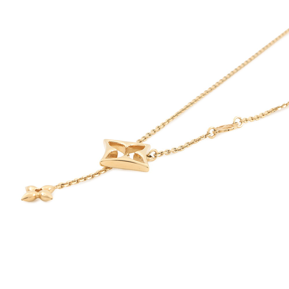 LOUIS VUITTON LV Flowergram Necklace GoldM01234 Metal