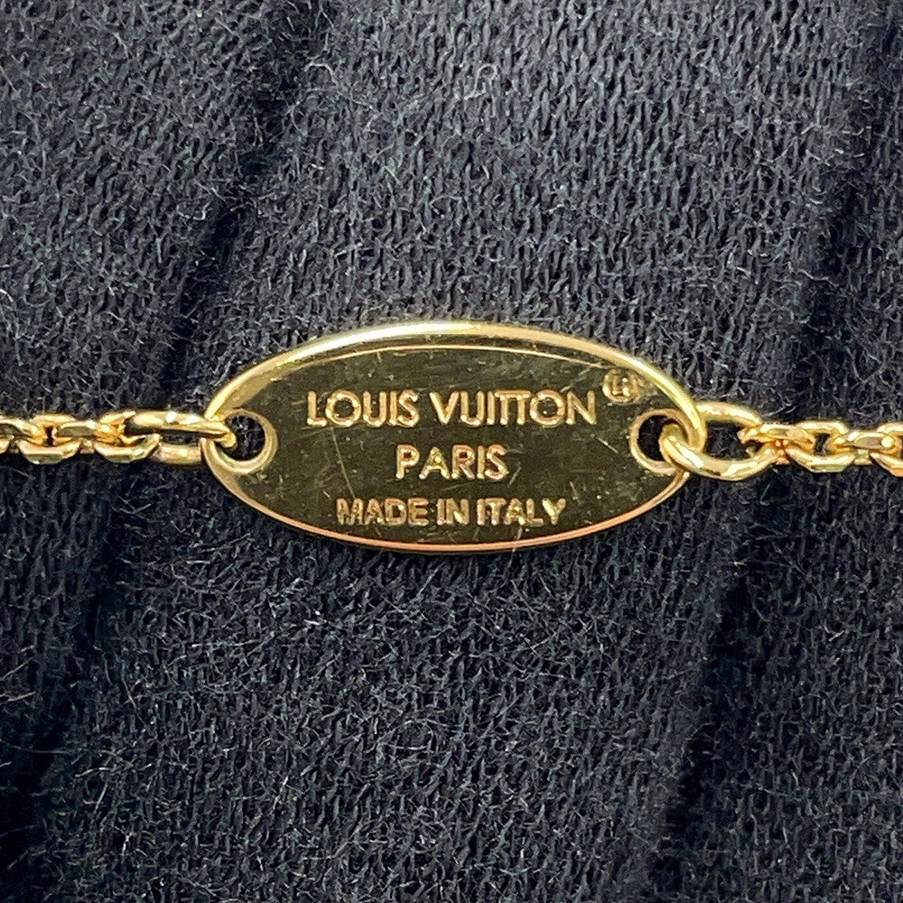 LOUIS VUITTON LV Flowergram Necklace GoldM01234 Metal