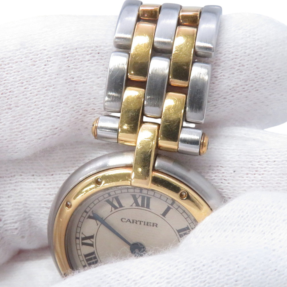 CARTIER PANTHERE Vendome 2 Row SM W23.5mm Stainless Steel K18YG Ivory Dial84084241