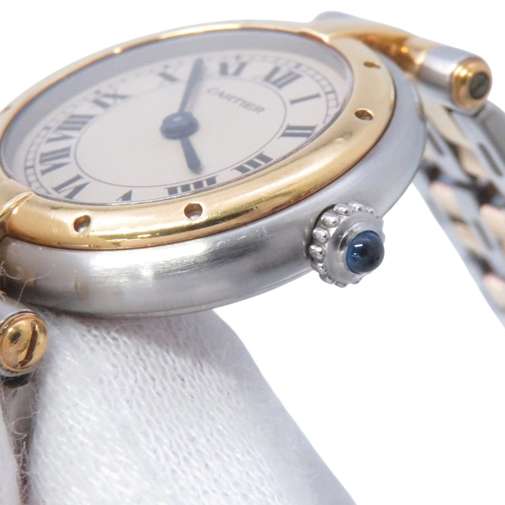 CARTIER PANTHERE Vendome 2 Row SM W23.5mm Stainless Steel K18YG Ivory Dial84084241