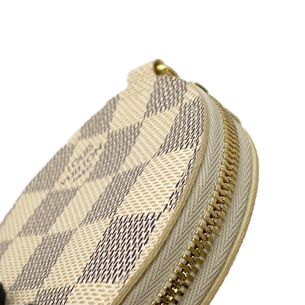 LOUIS VUITTON Porte Monnaie・Ron Vivienne PinkN60493 Damier Azur