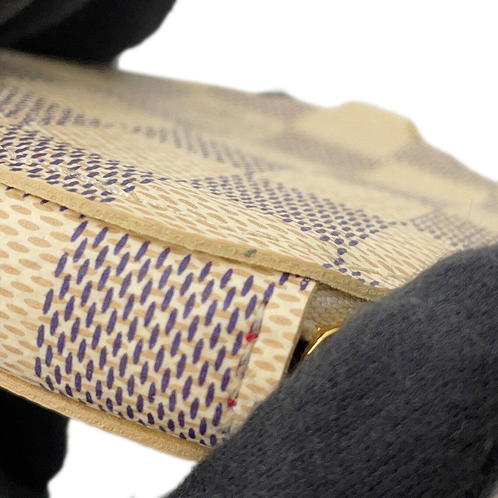 LOUIS VUITTON Porte Monnaie・Ron Vivienne PinkN60493 Damier Azur