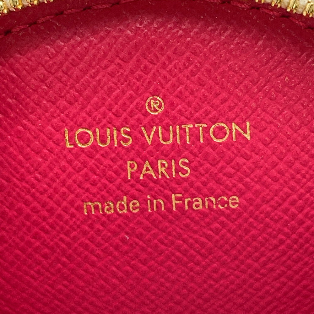 LOUIS VUITTON Porte Monnaie・Ron Vivienne PinkN60493 Damier Azur