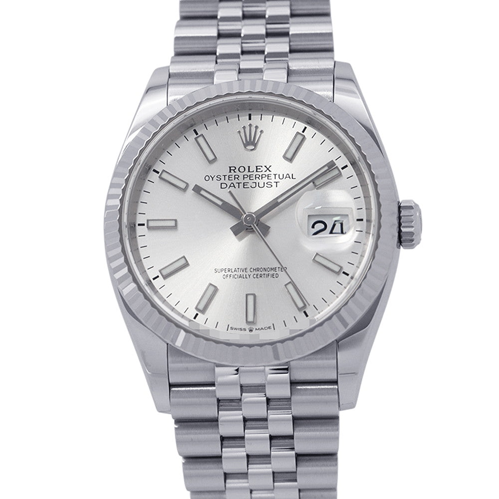 ROLEX Datejust W36mm Stainless Steel Silver Dial126234