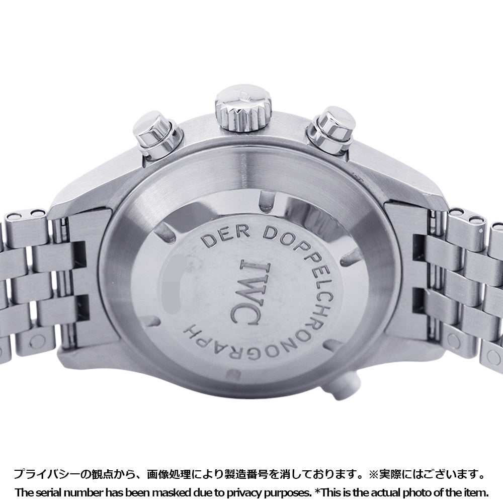 IWC Doppel Chronograph W42mm Stainless Steel Black DialIW371319