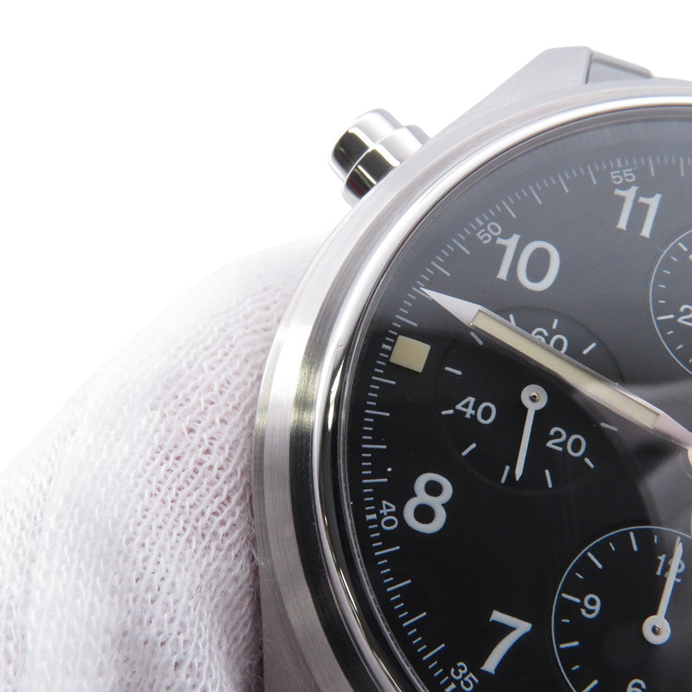 IWC Doppel Chronograph W42mm Stainless Steel Black DialIW371319