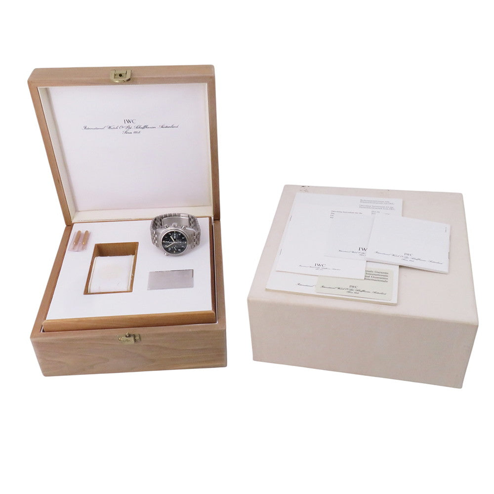 IWC Doppel Chronograph W42mm Stainless Steel Black DialIW371319
