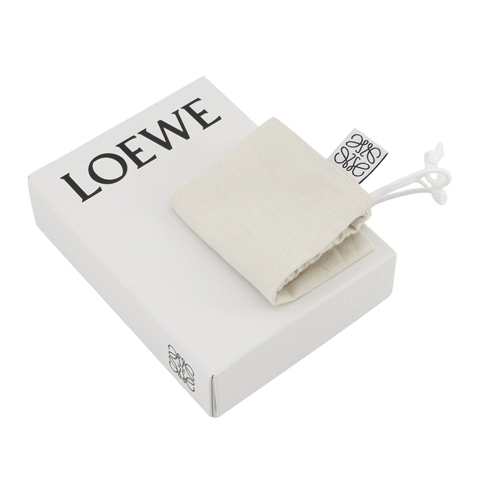 LOEWE Knot Compact Wallet Clay/PlumCEM1NCWX01 Shiny Nappa Calf Leather