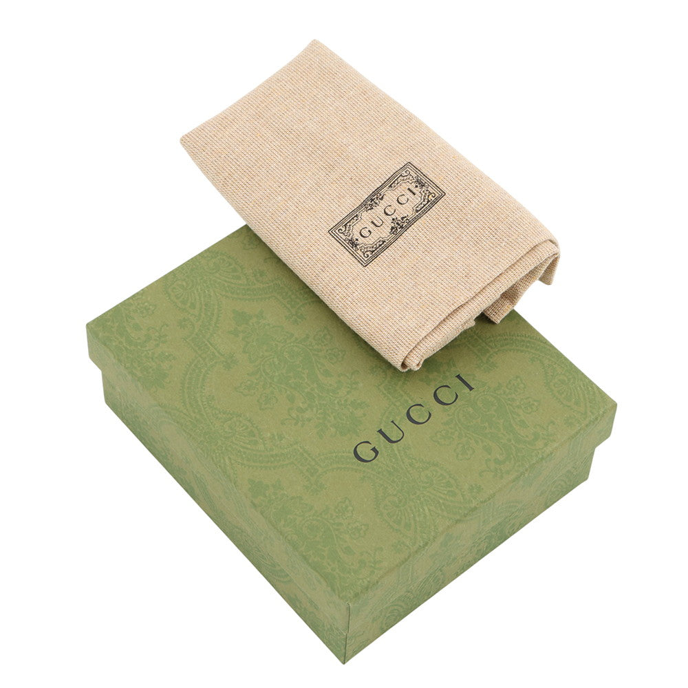 GUCCI GUCCI Horsebit 1955 Tri-fold Wallet Beige/Brown621887 GG Supreme/Leather