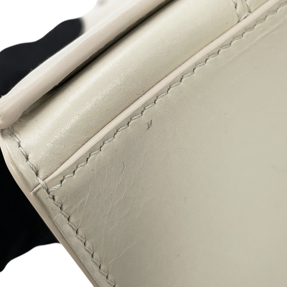 BALENCIAGA Crash Sling Bag Ivory765466 Leather Size Medium