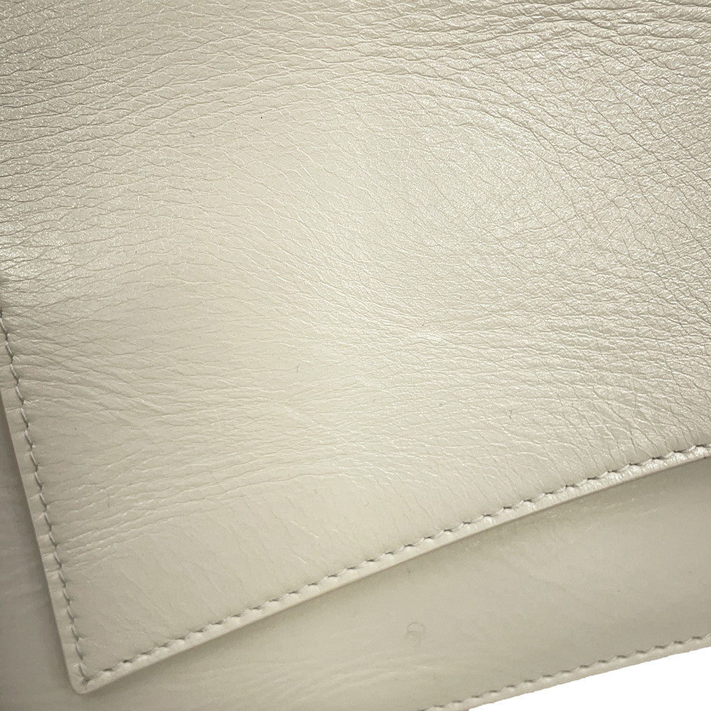 BALENCIAGA Crash Sling Bag Ivory765466 Leather Size Medium