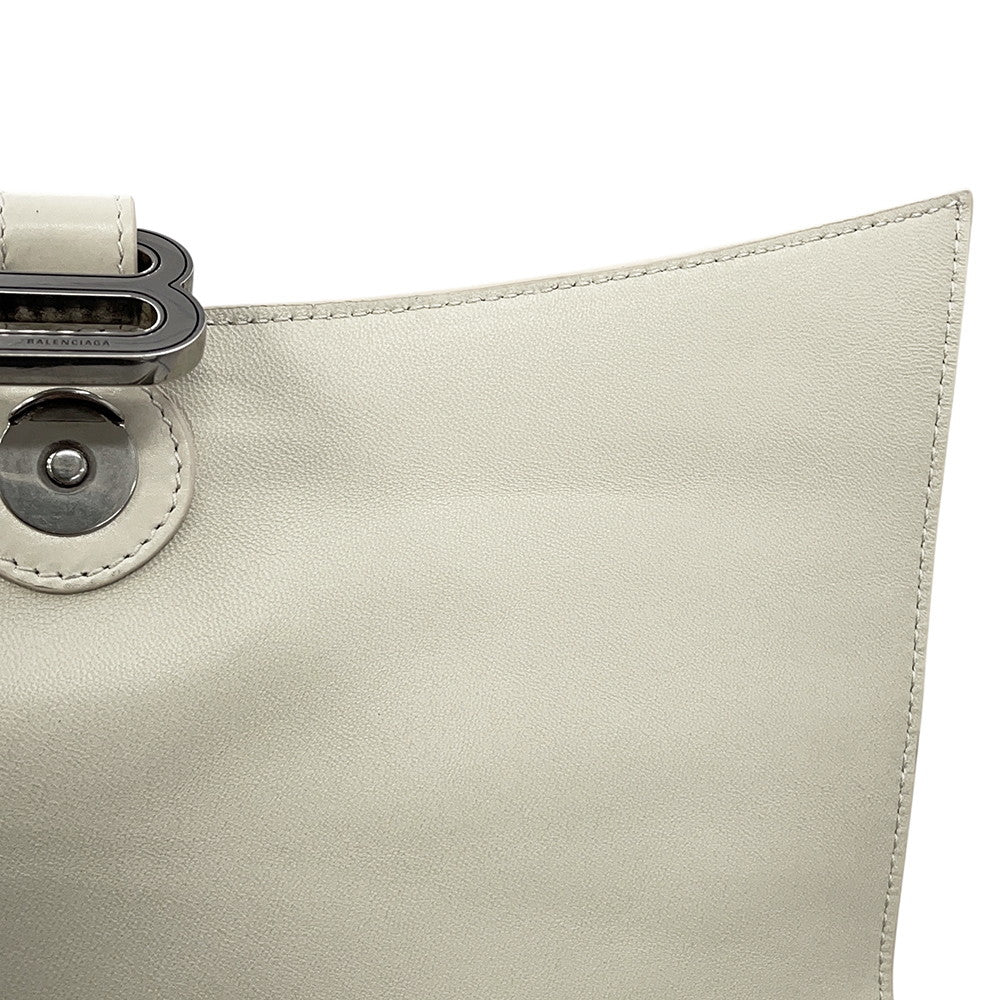 BALENCIAGA Crash Sling Bag Ivory765466 Leather Size Medium