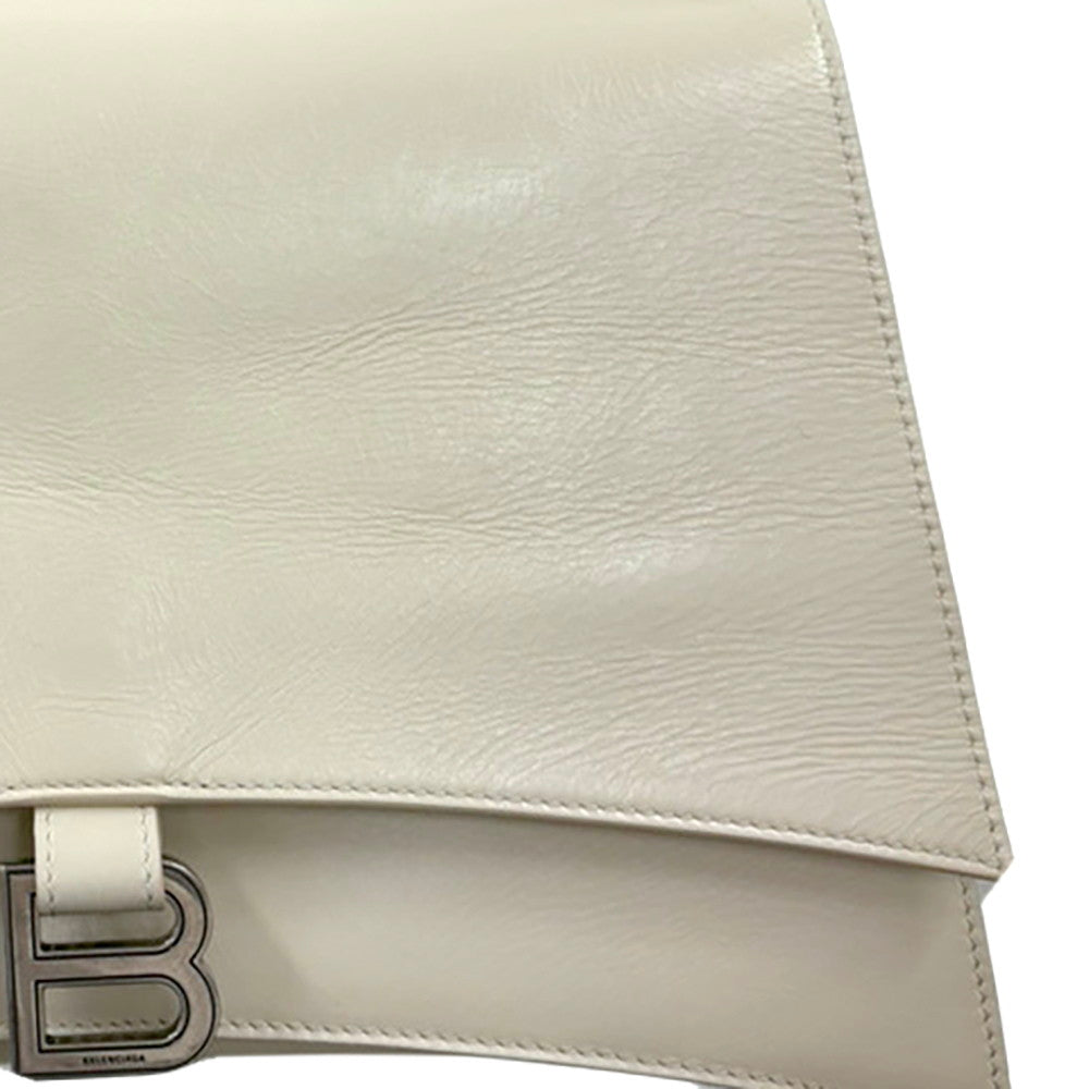 BALENCIAGA Crash Sling Bag Ivory765466 Leather Size Medium