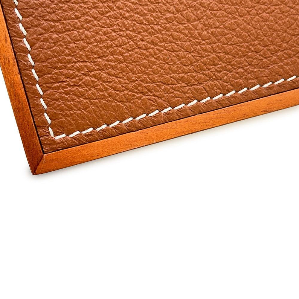 HERMES Mahjong Macau FoveH313029M Natural Mahogany Wood