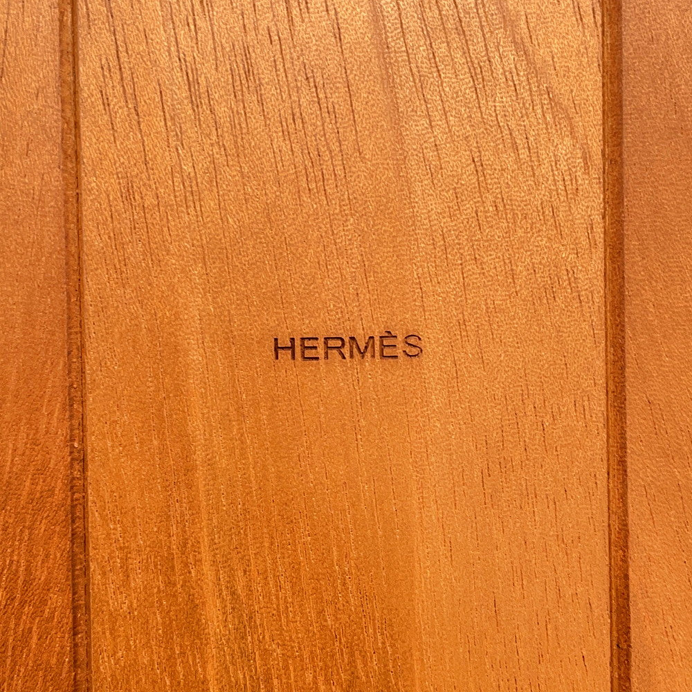 HERMES Mahjong Macau FoveH313029M Natural Mahogany Wood