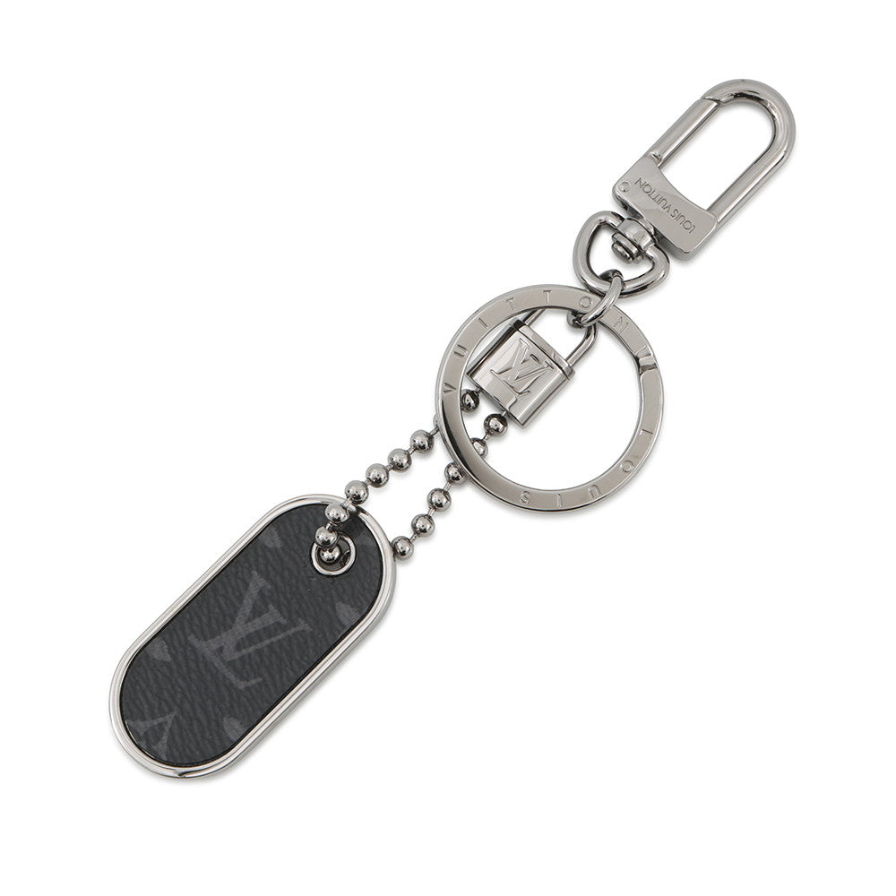 LOUIS VUITTON Porte Cles Tab NoirM63618 Monogram Eclipse