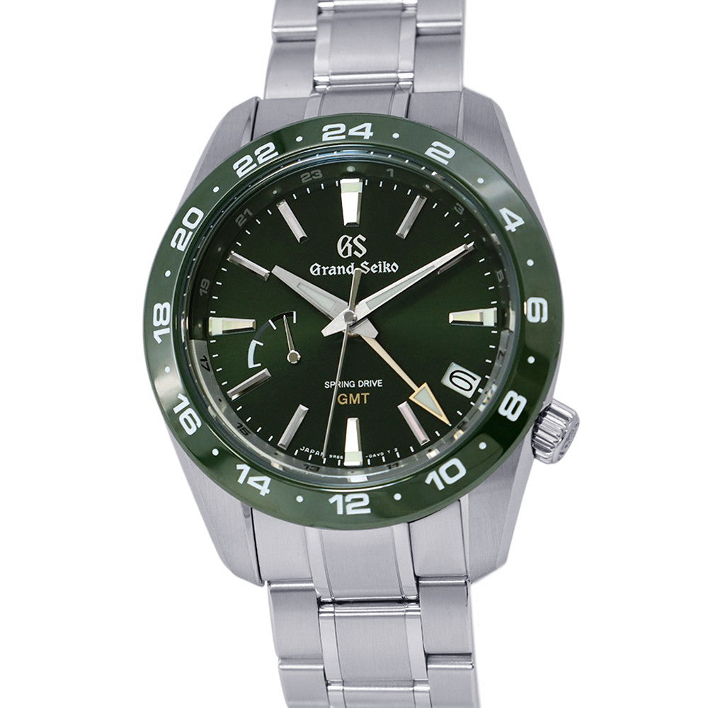 SEIKO Grand Seiko Sports Collection Spring Drive W40.5mm Stainless Steel Green DialSBGE257