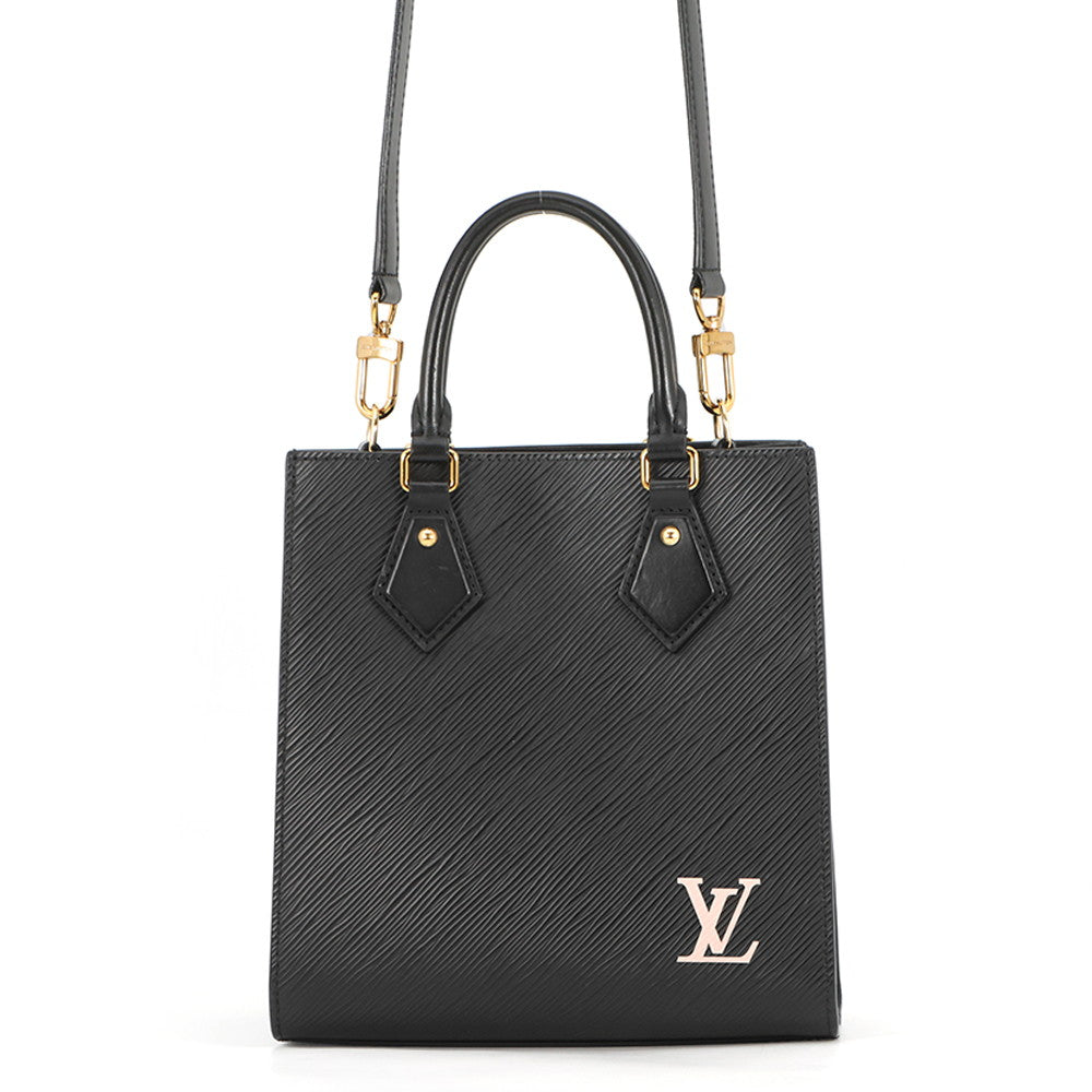 LOUIS VUITTON Sac Plat NoirM58660 Epi Leather Size BB