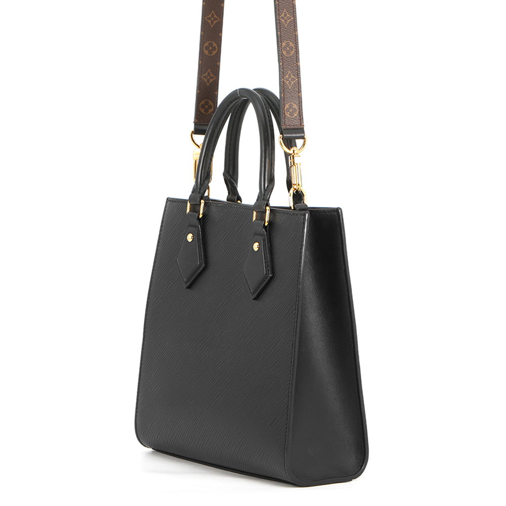 LOUIS VUITTON Sac Plat NoirM58660 Epi Leather Size BB