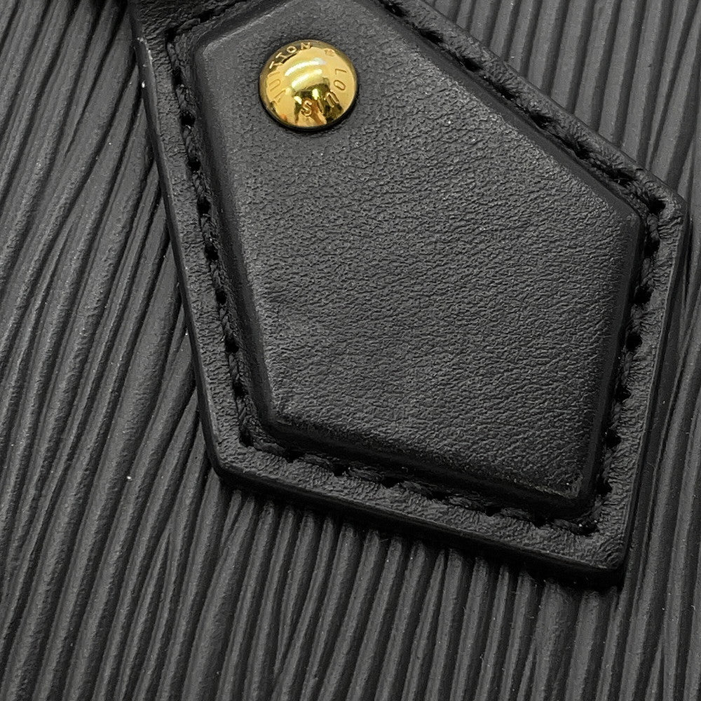 LOUIS VUITTON Sac Plat NoirM58660 Epi Leather Size BB