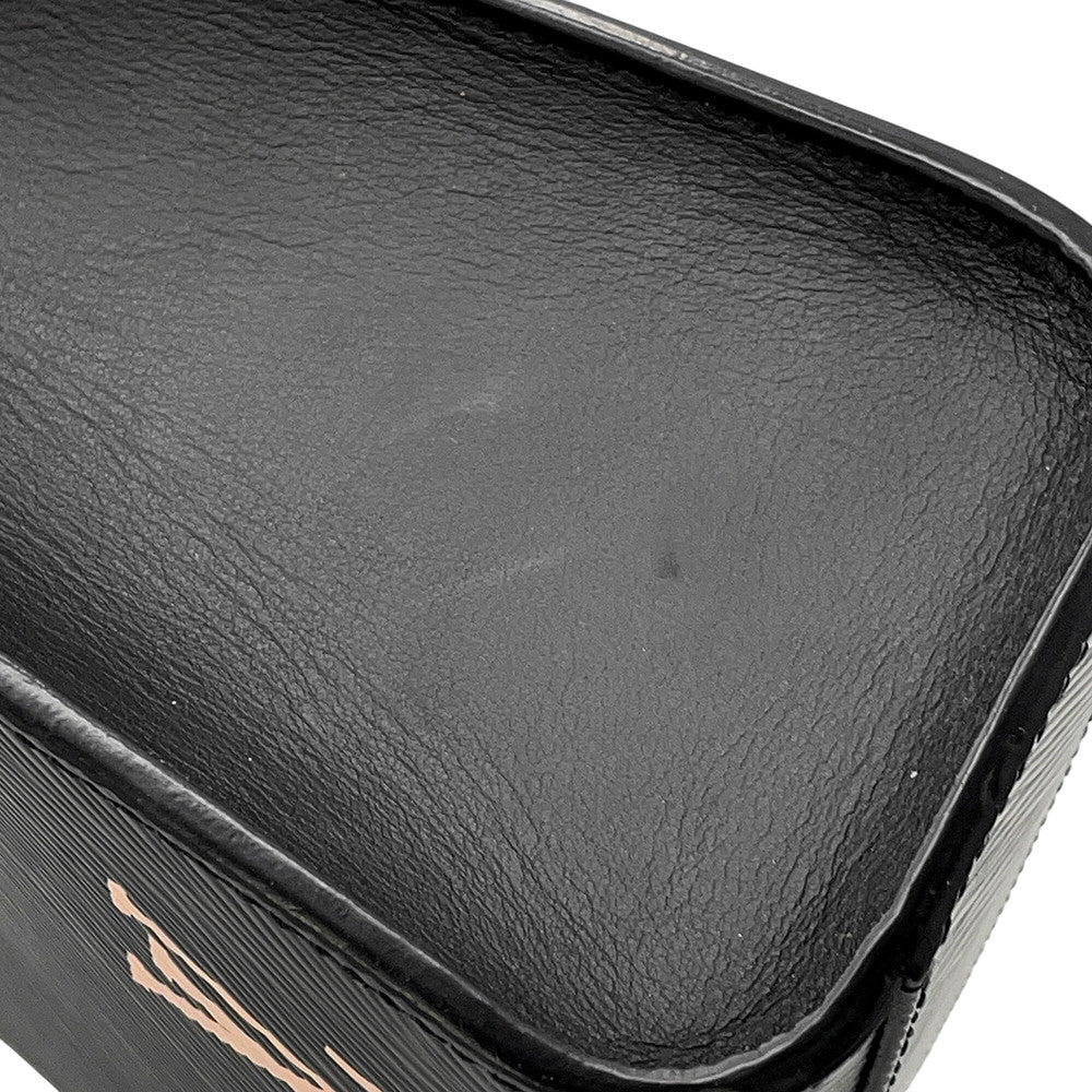 LOUIS VUITTON Sac Plat NoirM58660 Epi Leather Size BB