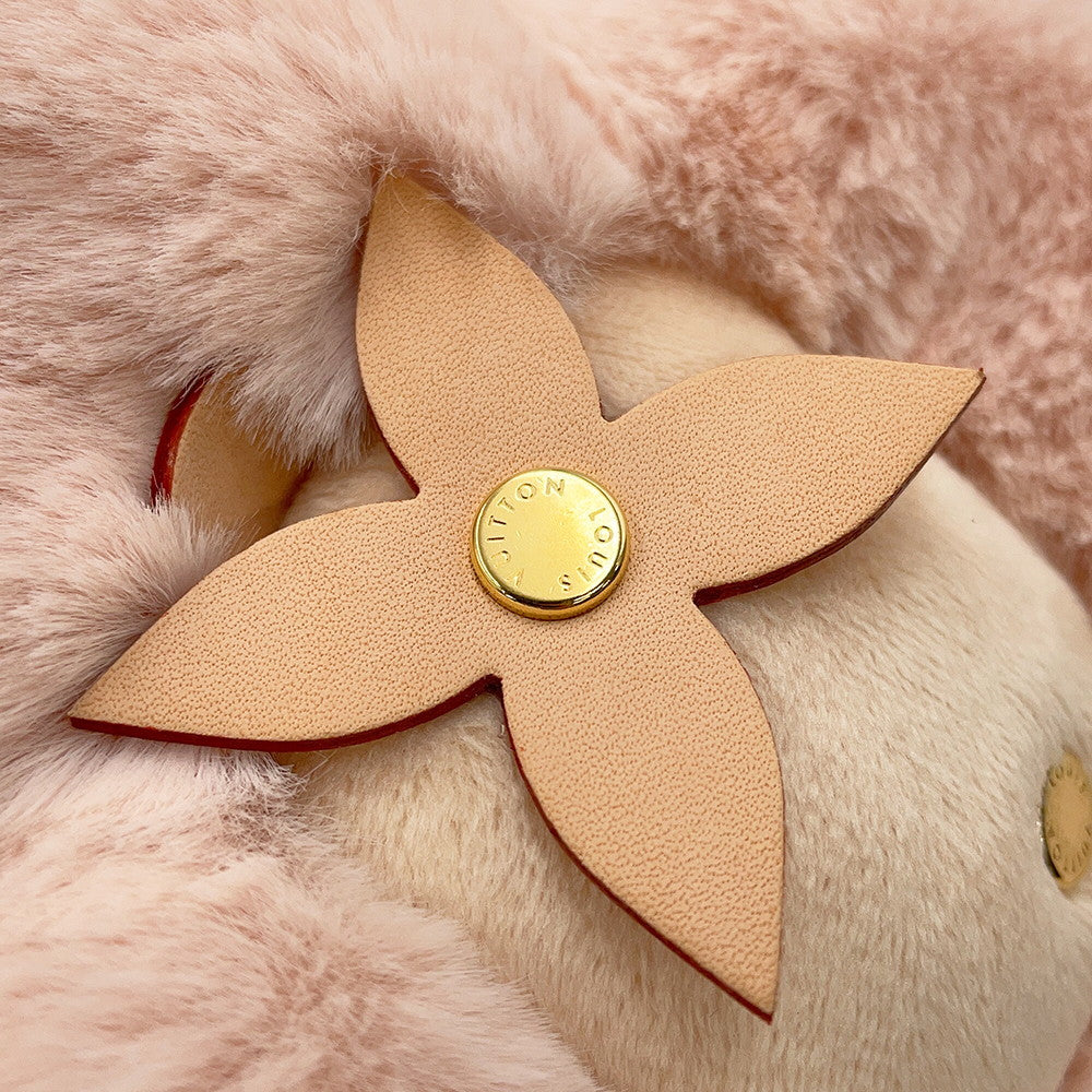 LOUIS VUITTON Doudou Vivienne Pink/WhiteGI1159 Plush Monogram Size Mini