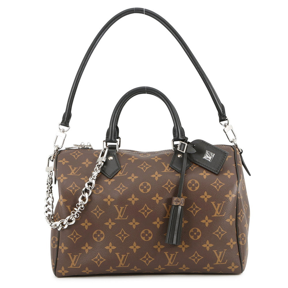 LOUIS VUITTON Speedy Bandouliere Soft Monogram・BlackM12243 Monogram Size 30