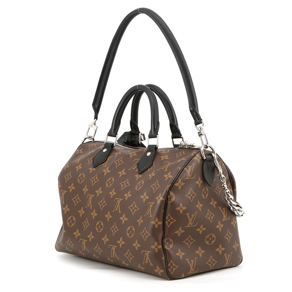 LOUIS VUITTON Speedy Bandouliere Soft Monogram・BlackM12243 Monogram Size 30
