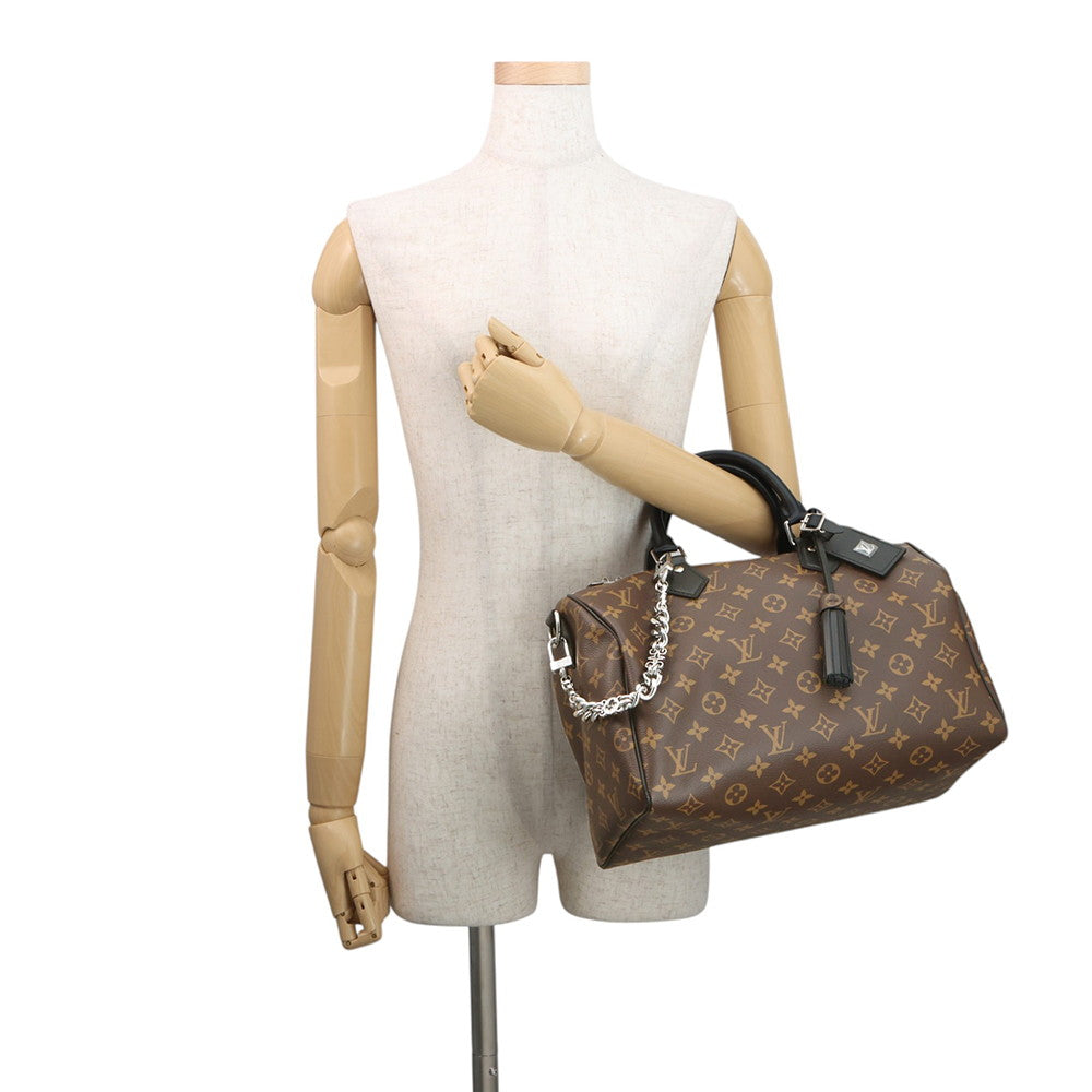 LOUIS VUITTON Speedy Bandouliere Soft Monogram・BlackM12243 Monogram Size 30